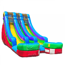 Double Trouble 18' Dual Lane Waterslide