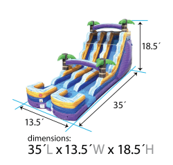 1820Trop20demensions 1740453149 18' Tropical Plunge (dual lane)