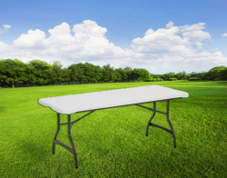 6' folding tables (white)